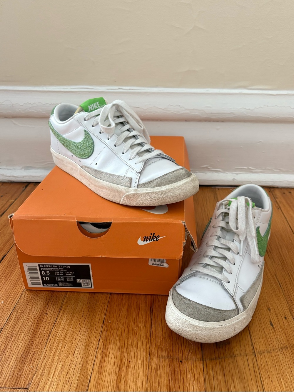 Nike Blazer Low ‘77 Vintage Turf Sneakers Size Mens 8.5 & Women’s 10